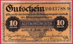 Kleinmünchen - 10 haléřů - 1915