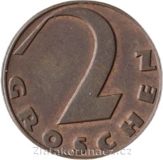 Rakousko - 2 groschen 1934