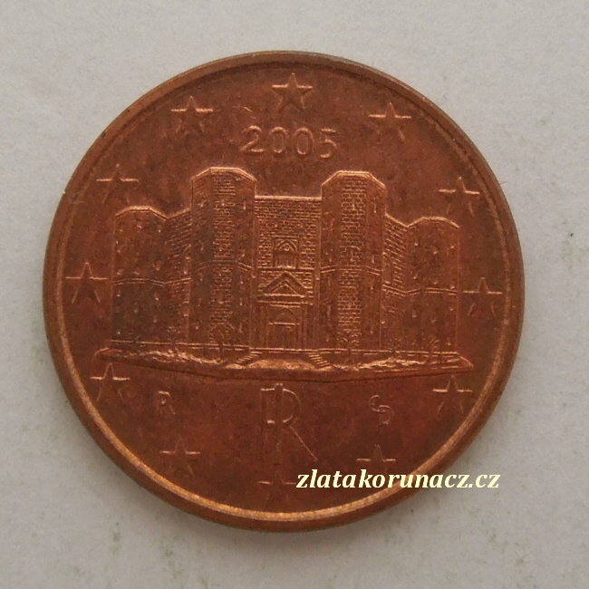 Itálie - 1 Cent 2005