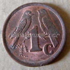 Afrika jižní (Jihoafrická rep.) - 1 cent 1991