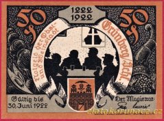 Grünberg - 50 pfennig - 1922 - vojenská výprava