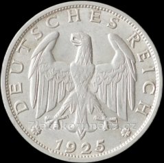 Německo- Výmar-1 marka-1925 J