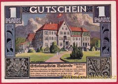 Walsrode - 1 marka - 1922 - park