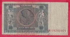 Německo - 10 Reichsmark 22.1.1929 - série N-L - 8 m.č.