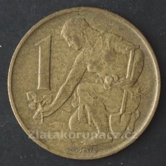 1 koruna 1986