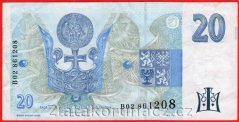 Česká republika - 20 Korun 1994 B 02