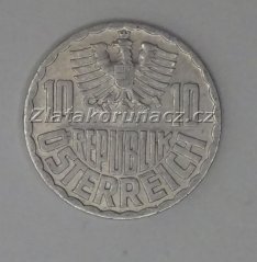 Rakousko - 10 groschen 1955