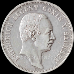 Německo - Sasko - 3 marka 1909 E