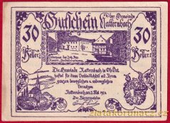 Natternbach - 30 haléřů - 1920