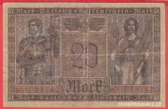 Německo - 20 mark 20.2.1918 - série W