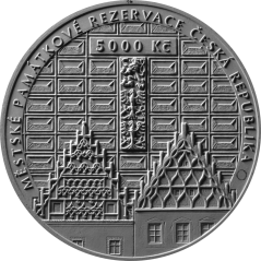 2025 - 5 000 Kč Moravská Tábor - Městské památkové rezervace Proof