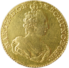 Zlatá mince Rakouské Nizozemí - 2 Souverain d´or 1760 Marie Terezie