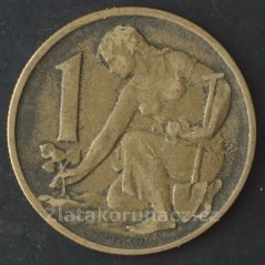 1 koruna 1965