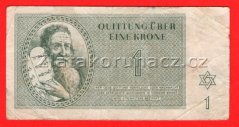 1 K - Terezínská poukázka A 020