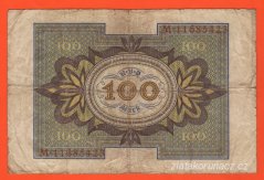 Německo - 100 Mark 1.11.1920 - série M-K