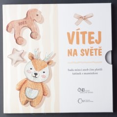 Sada oběžných mincí 2023 Narození dítěte