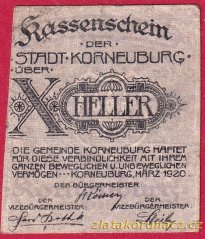 Korneuburg - 10 haléřů - 1920