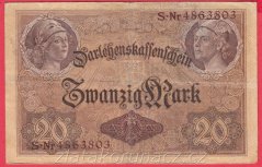 Německo - 20 mark 5.8.1914 - série S