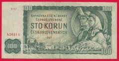 Československo - 100 korún - 1961 R 02