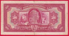 500 Korun 1929 D neperf.