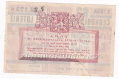 Los - 42 kčs - 62. Československá třídní loterie I. - A r. 1950