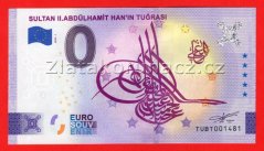 0 Euro souvenir - Sultan II. Abdúlhamit HanÏn Tugrasi