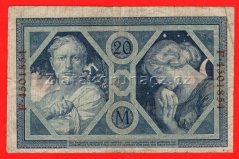 Německo - 20 mark 4.11.1915 - série F