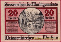 Weissenkirchen - 20 haléřů - 1920