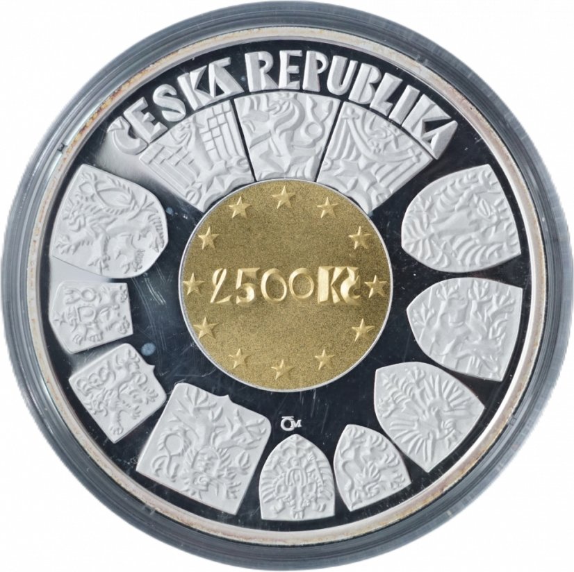 2004 - 2 500 Kč Vstup ČR do EU  Proof