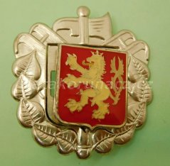 Odznak na hasičskou čepici - stříbrný
