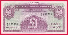 Anglie - 1 Pound 1962 British Armed Forces - 4. série