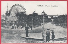 Vídeň - Prater - černobílá