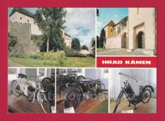 Kámen - hrad, expozice motocyklů