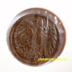 Německo - 1 Reich Pfennig 1914 J
