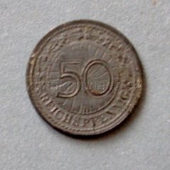 Německo-50 Reichspfenig 1930 D