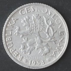 1 koruna 1953