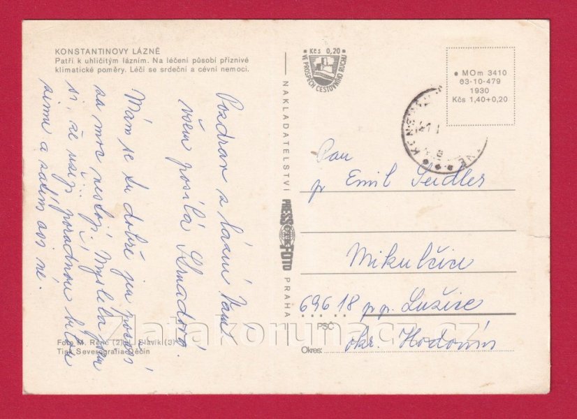 Konstantinovy lázně - uhličité lázně