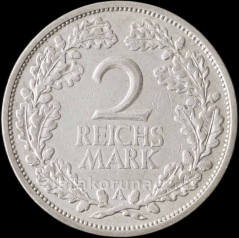 Německo- Výmar-2 marka-1925 A