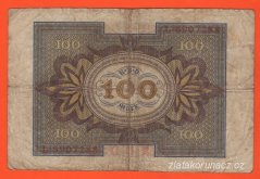 Německo - 100 Mark 1.11.1920 - série L-D