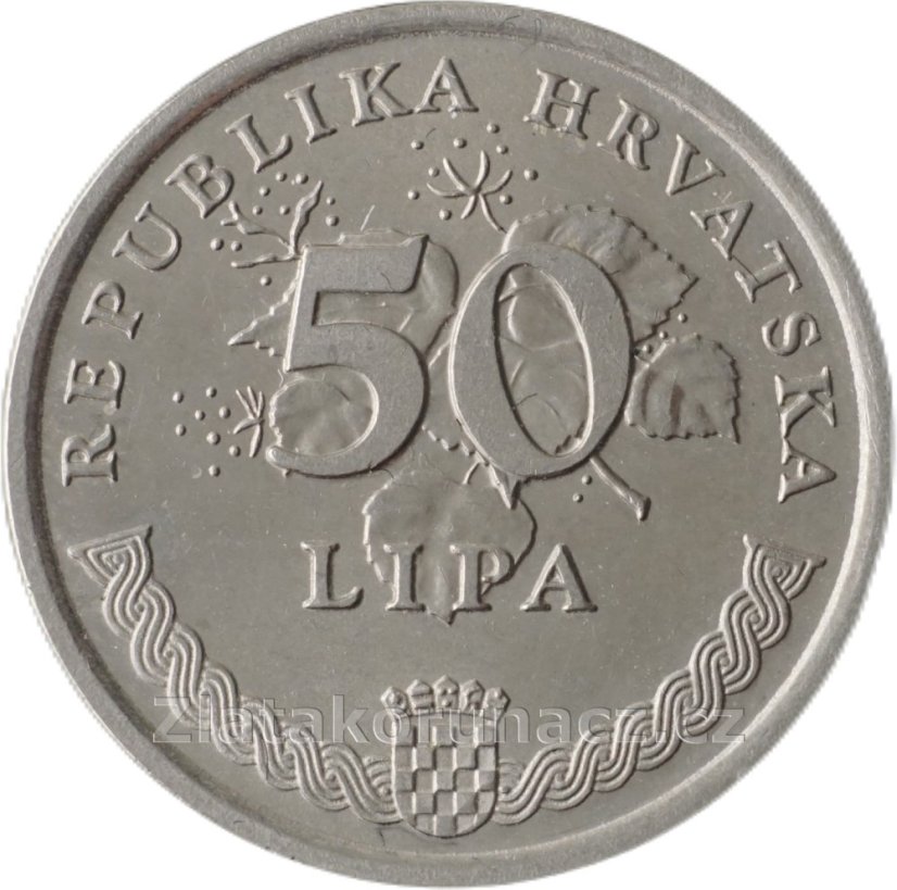 Chorvatsko - 50 lipa 1996