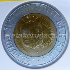 San Marino - 500 Lir 1989