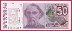 Argentina - 50 Australes 1989