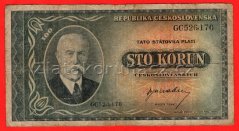 100 Kčs 1945 GC