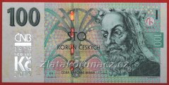 Česká republika - 100 korun 2018 s přítiskem M13