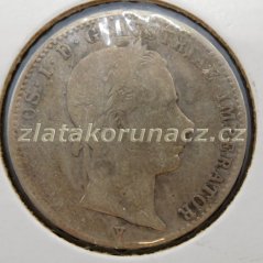1/4 zlatník 1857 V