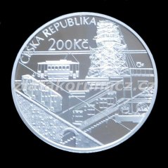 2016 - 200Kč Zemská jubilejní výstava v Praze Proof