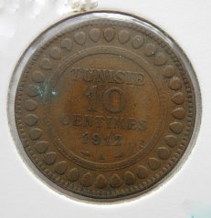 Tunis - 10 centimes 1912 A