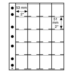 Grande list na mince 50x50mm