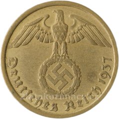 Německo - 10 Reichspfennig 1937 G