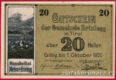 Brixlegg - 20 haléřů - 1920